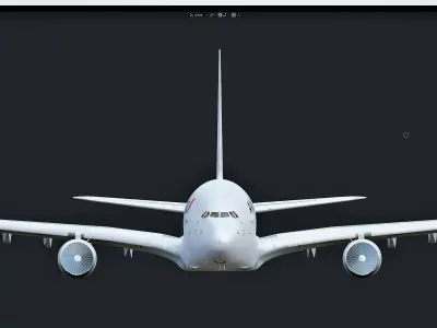 A 380 Free 3D model