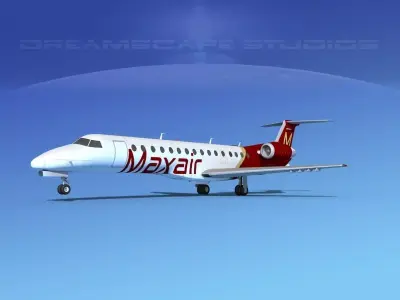 Embraer ERJ-140 Maxair 3D model