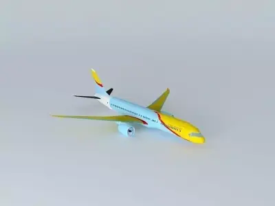 Royal Airways (AAO) R-Jet X-200 with interior Free 3D model