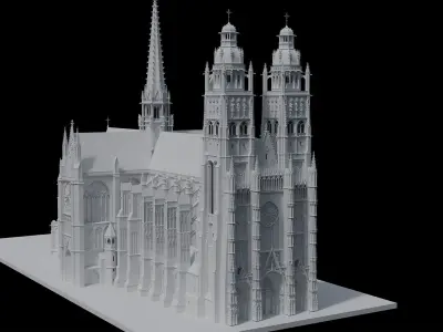 Gothic Cathedral 3D model