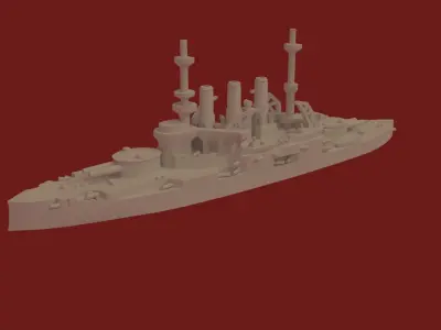 Pre-Dreadnought Potemkin-Panteleimon 3D print model