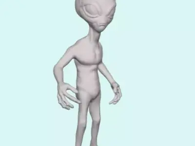 Alien Sculpt 3D print model