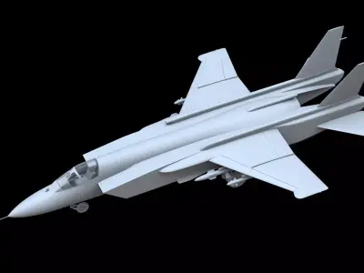 Yakovlev Yak-141 Free low-poly 3D model