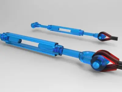 Crosby turnbuckles Free 3D model