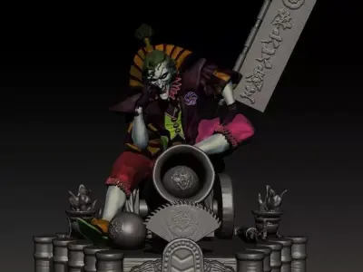 Joker batman ninja 3D print model