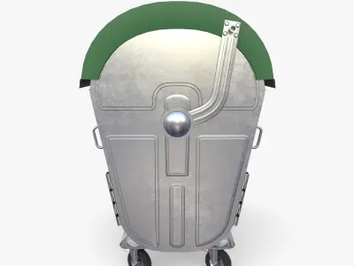 Dumpster v5 Low-poly 3D model