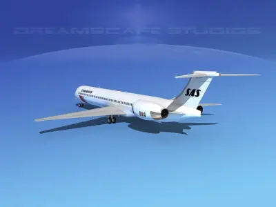 McDonnell Douglas MD-90 SAS 3D model