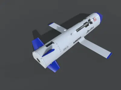 US Gremlins UAV Low-poly Low-poly 3D model