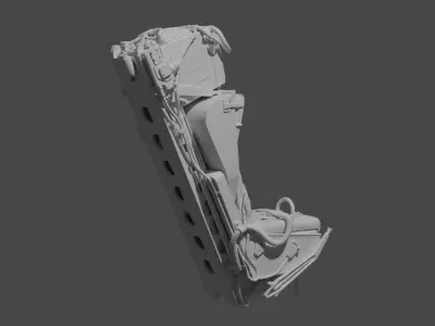 Martin Baker Mk3h Ejection Seat 3D print model