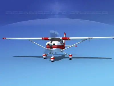 Cessna 172 Skyhawk 1967 V01 3D model