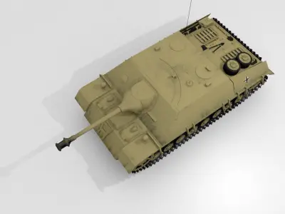 Jagdpanzer IV L48 3D model