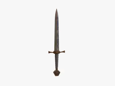 Sword 01 Low-poly 3D model get