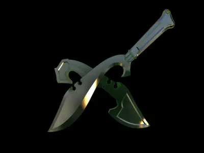 Kujang MS43 3D model