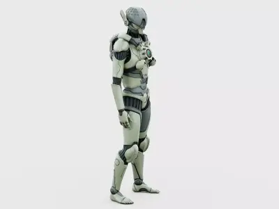 CYBORGTOPIA B-14  Rigged for Unreal Engine - Unity - MIXAMO 3D model