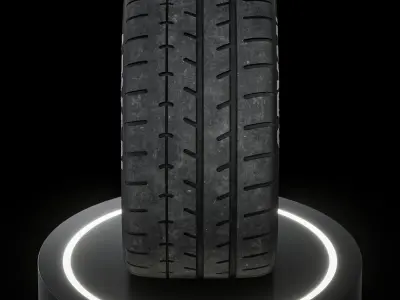 Yokohama Advan A052 315 30 ZR18 LOGOS 3D model