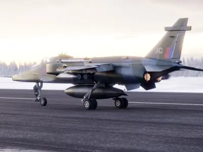 Sepecat Jaguar GR3 3D model 3D model