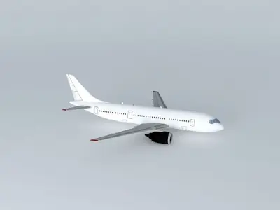 Template Irkut MS 21 Free 3D model