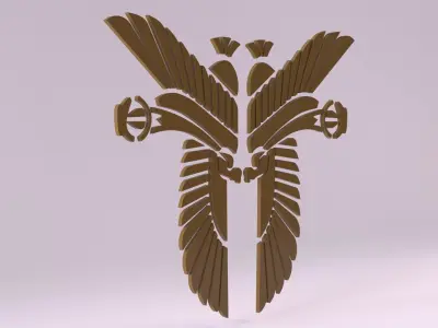 Egyptian Symbols - 027 Low-poly 3D model