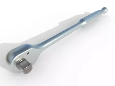 Ratcheting Wrench 02 Low-poly 3D model