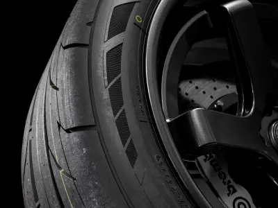 Nitto NT555 R2 275 40 R19 101W 3D model