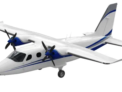 Tecnam P2012 Traveller 3D model