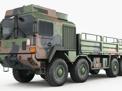 Trucks MAN HX77 3D model