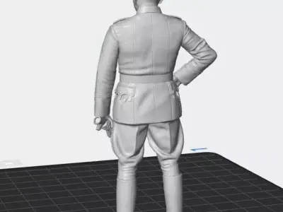 Historical Field Marshal Figure STL File for 3D Printing 3D print model