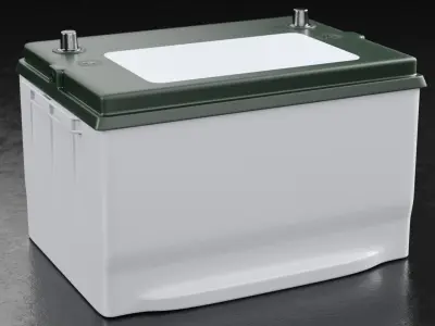 Car Battery Type B 3D model