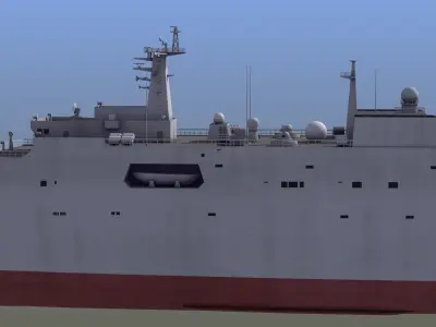 Type 071 Assault Ship 3D model