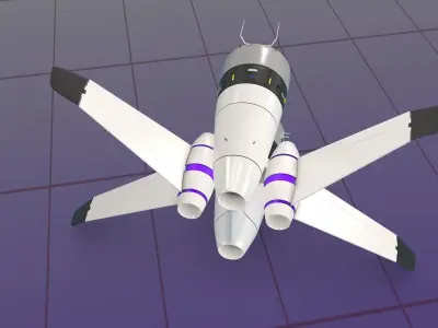 Membran Space Ship 3D model