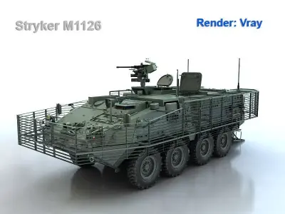Stryker M1126 3D model