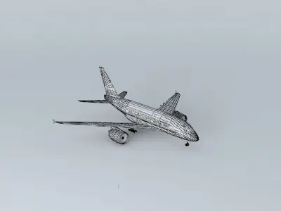 Airbus A370  Free 3D model