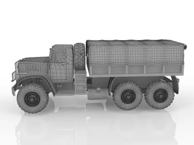 Kraz vehicle 3D model