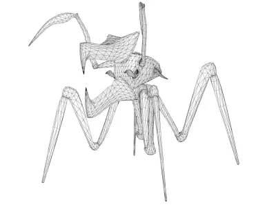 Warrior Bug Low-poly 3D model