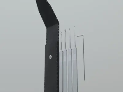 Lock Pick Low-poly 3D model