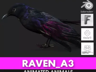 Raven A3 3D model