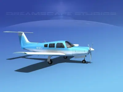 Piper PA-28R-201 Arrow III V07 3D model