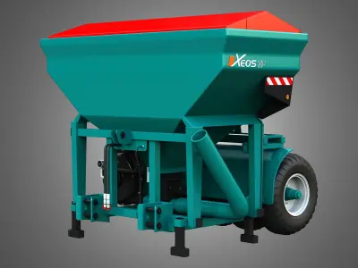 Xeos TF Front Hopper 3D model
