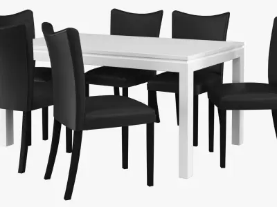 Lamia Dining Table Free 3D model