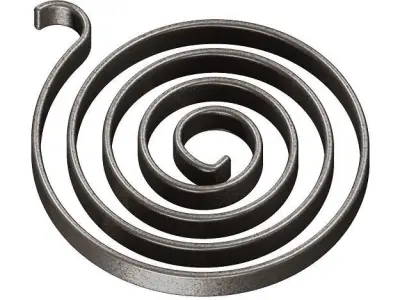 Rusty Spiral Spring 3D model