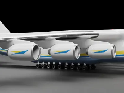 Antonov An 255 Mriya Home Livery 3D model