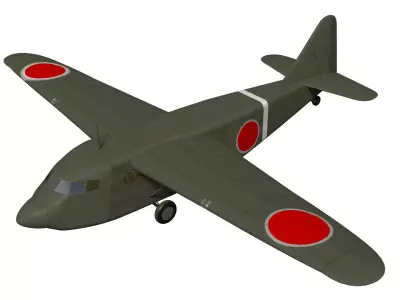 Kokusai Ku-8 3D model