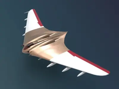 Horten Ho 229 aircraft  3D model