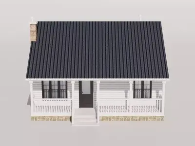 Modern Cabin House S1 Free 3D model