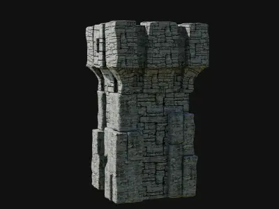 WIZARD MAGE SORCERER TOWERS FANTASY TOWER WATCHTOWER COLLECTION Low-poly 3D model