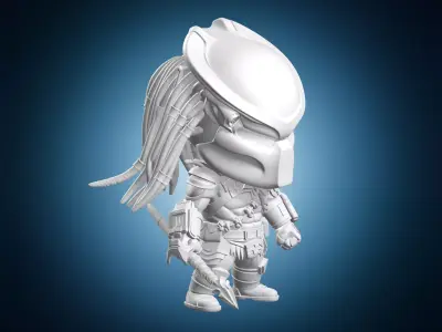 Chibi Predator 2 3D print model
