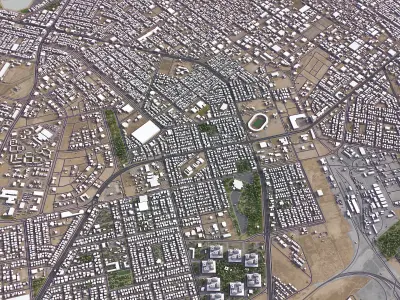 Dammam Low-poly 3D model