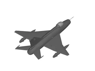 Chengdu J-7 3D model