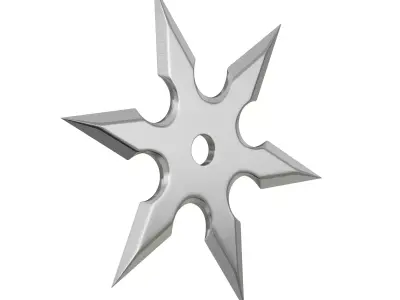Shuriken 3D model order