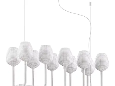 Rose Chandelier By Italamp Free low-poly 3D model